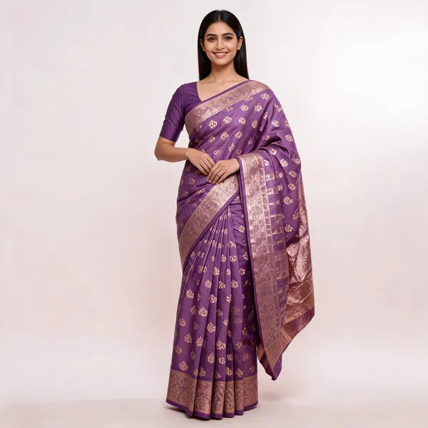 Purple_Zari_Woven_Banarasi_Saree_For_Women