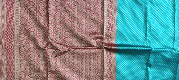 Pink_Satin_Silk_Zari_Woven_Border_Banarasi_Saree_With_Blouse_For_Women
