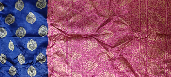 Magenta_And_Blue_Satin_Silk_Zari_Woven_Banarasi_Saree_For_Women