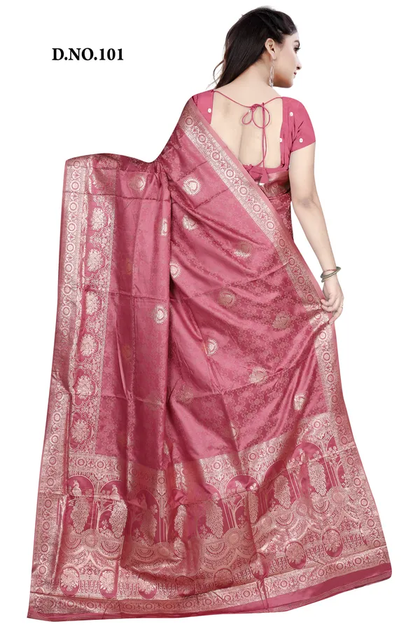 Pink_Zari_Woven_Booti_Banarasi_Saree_For_Women