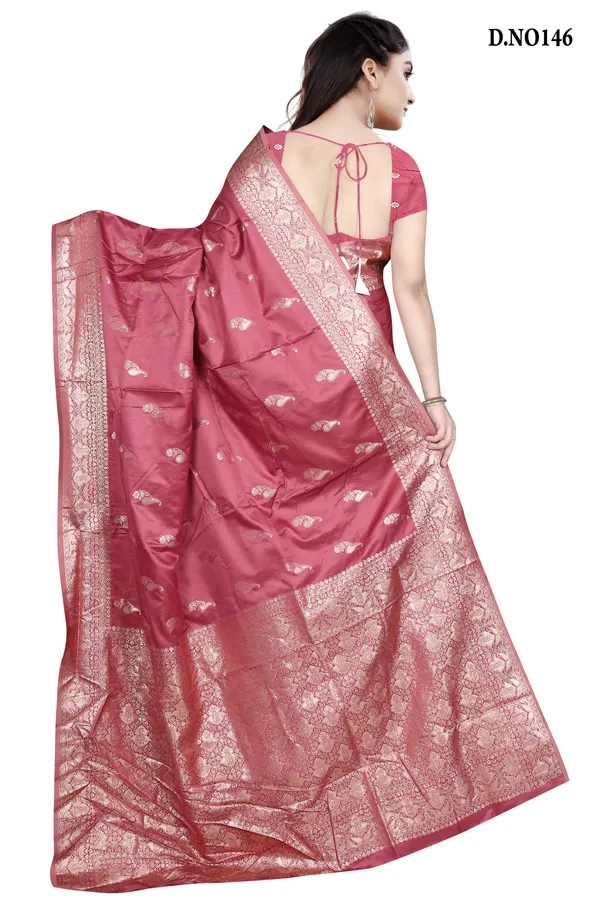 Onion_Pink_Satin_Silk_Zari_Woven_Paisley_Banarasi_Saree_For_Women