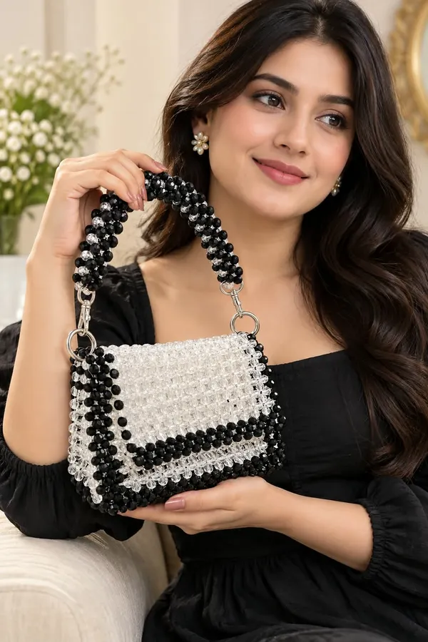 Crystal_&_Off_White_Pearl_Hand_Beaded_Mini_Handbag_For_Women