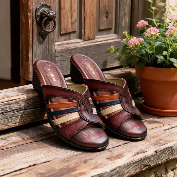 Brown_Synthetic_Pu_Multi-Strap_Heeled_Sandals_For_Women