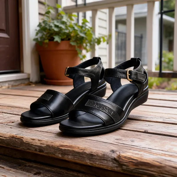 Black_Synthetic_Pu_Ankle_Strap_Open-Toe_Heeled_Sandals_For_Women
