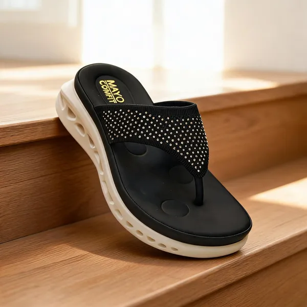 Black_Synthetic_Pu_Embellished_Platform_Flip_Flops_For_Women