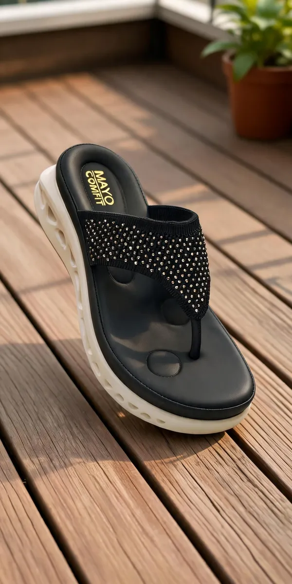 Black_Synthetic_Pu_Embellished_Platform_Flip_Flops_For_Women