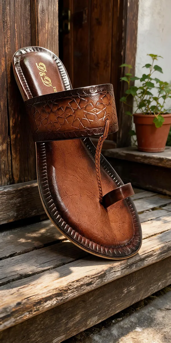 Tan_Synthetic_Pu_Embossed_Open-Toe_Ethnic_Sandals_For_Women