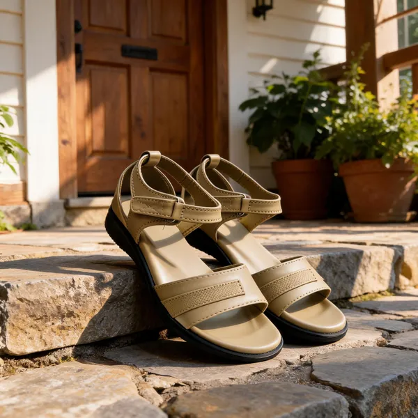 Beige_Synthetic_Pu_Ankle_Strap_Heeled_Sandals_For_Women