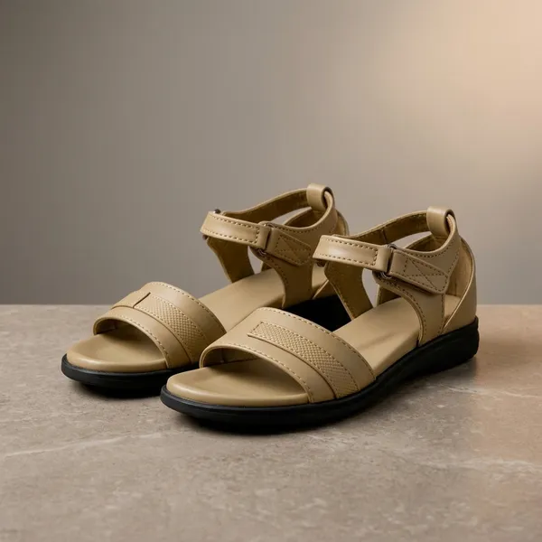 Beige_Synthetic_Pu_Ankle_Strap_Heeled_Sandals_For_Women