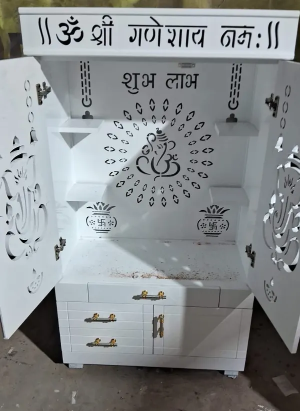 White_Traditional_Pooja_Mandir_Cabinet