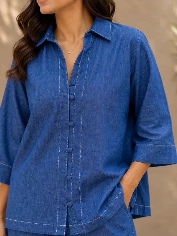 Denim_X_Threadline_Women'S_Relaxed_Fit_Co-Ordset