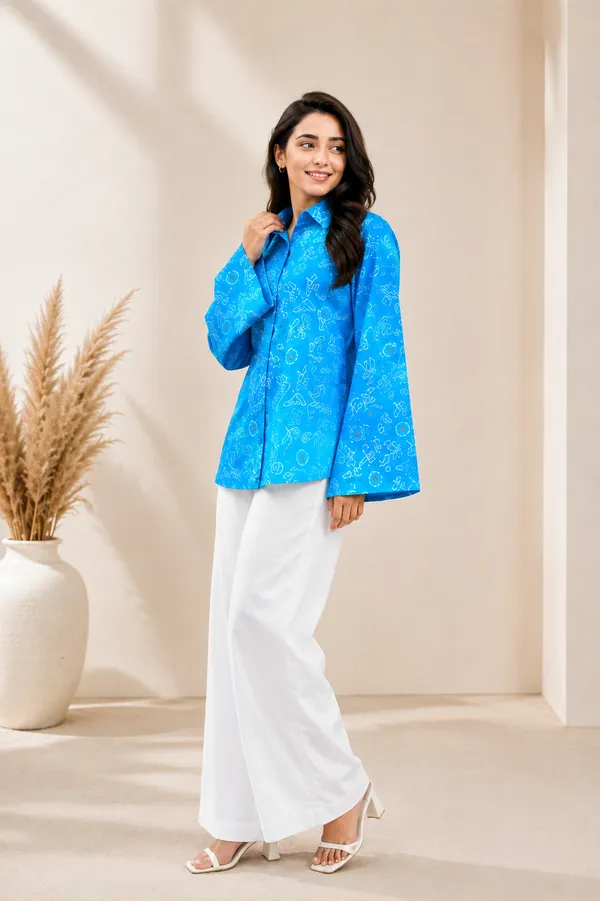 Blue_Bandhani_X_Printed_Co-ord_Set
