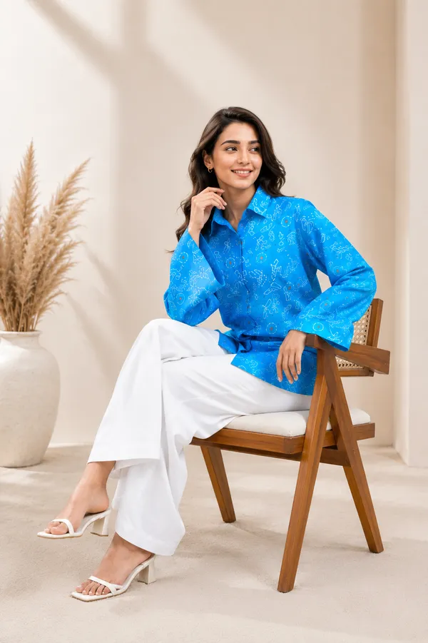 Blue_Bandhani_X_Printed_Co-ord_Set