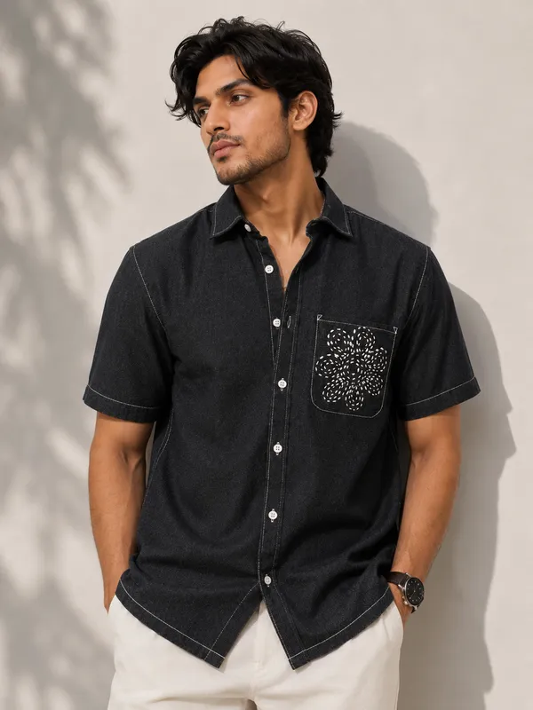 Ebony_X_Craft_Men's_Shirt