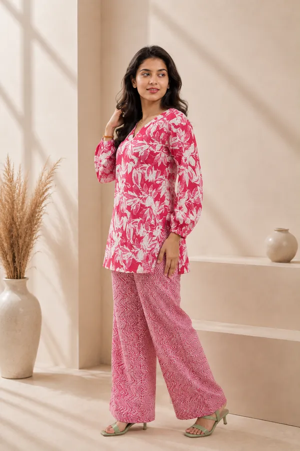 Pink_X_Floral_Co-ord_set