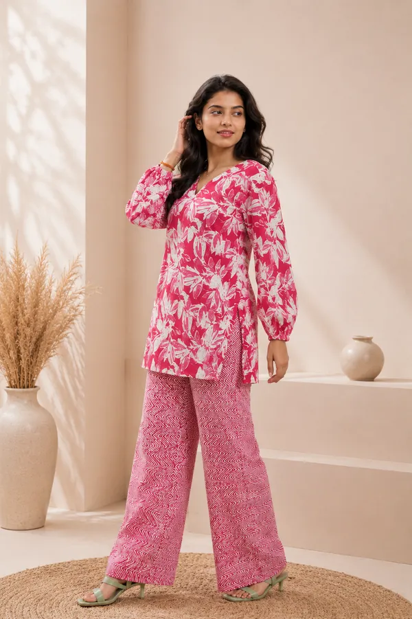 Pink_X_Floral_Co-ord_set
