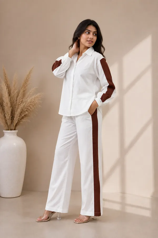 Siena_Stripe_x_White_Brown_Co-ord_set