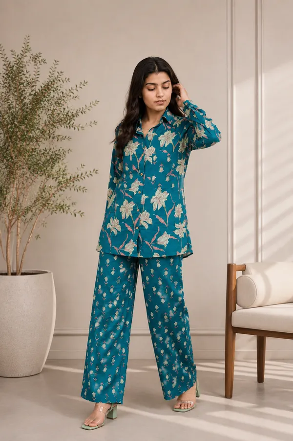 Teal_X_Reverie_Co-ord_Set