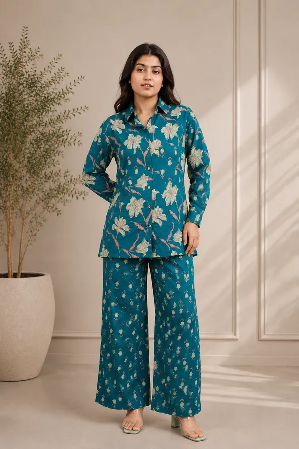 Teal_X_Reverie_Co-ord_Set
