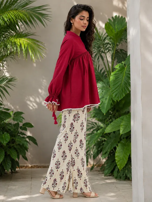 Maroon_X_Burgundy_Women'S_Skirt_Set