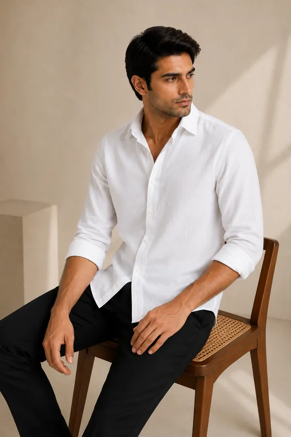 White_X_40_Lea_Pure_Linen_Shirt_