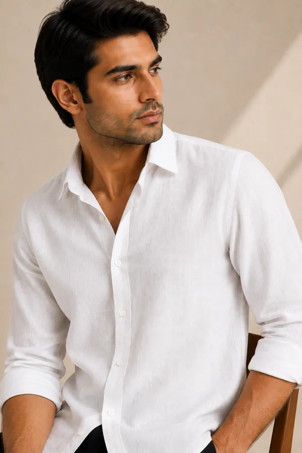 White_X_40_Lea_Pure_Linen_Shirt_