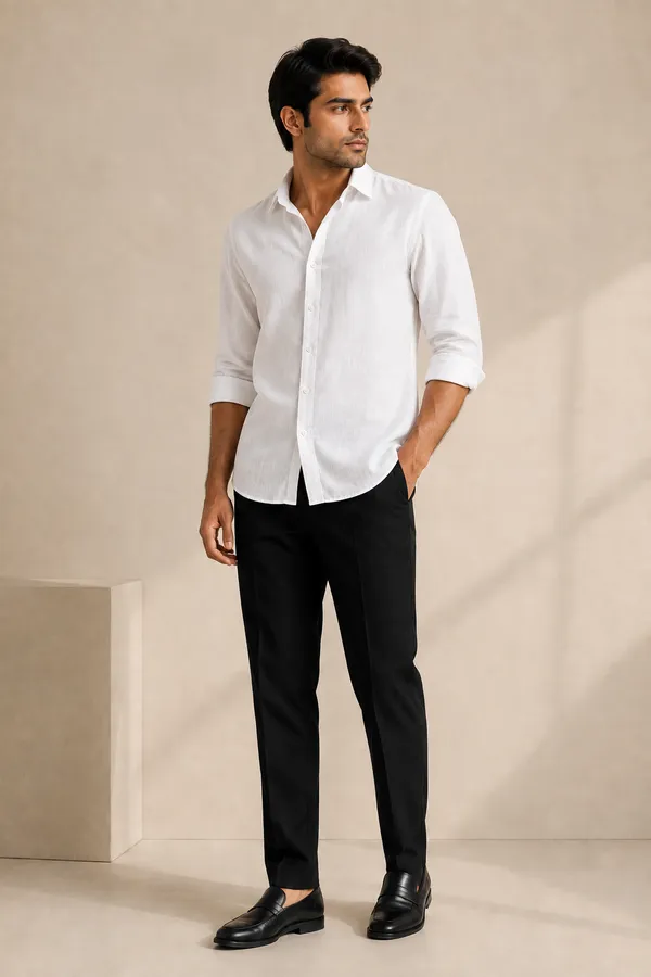 White_X_40_Lea_Pure_Linen_Shirt_