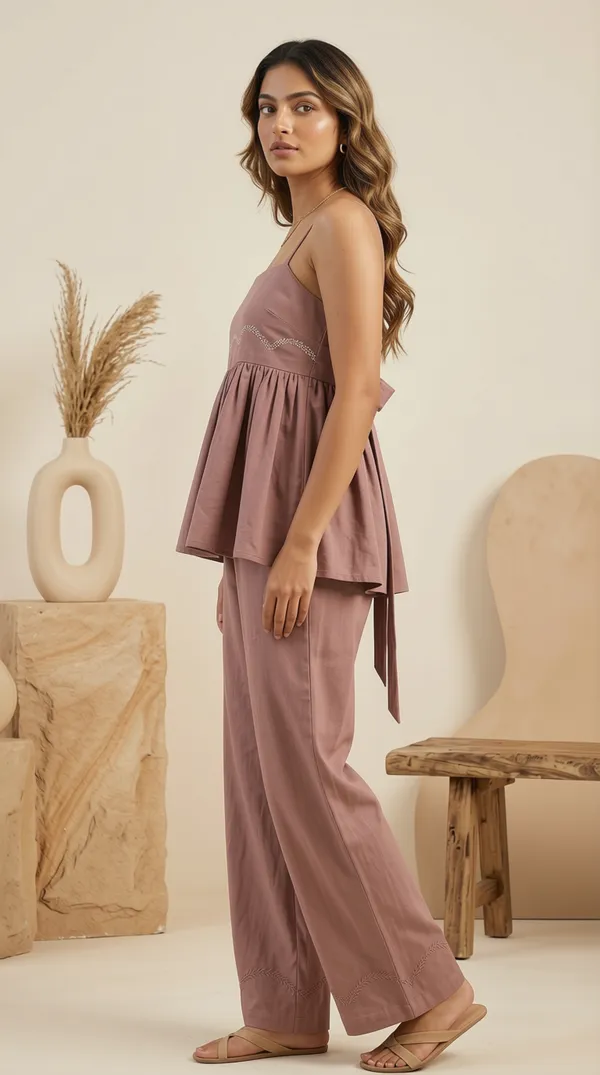 Mauve_X_Lilac_Women'S_Linen_Dress