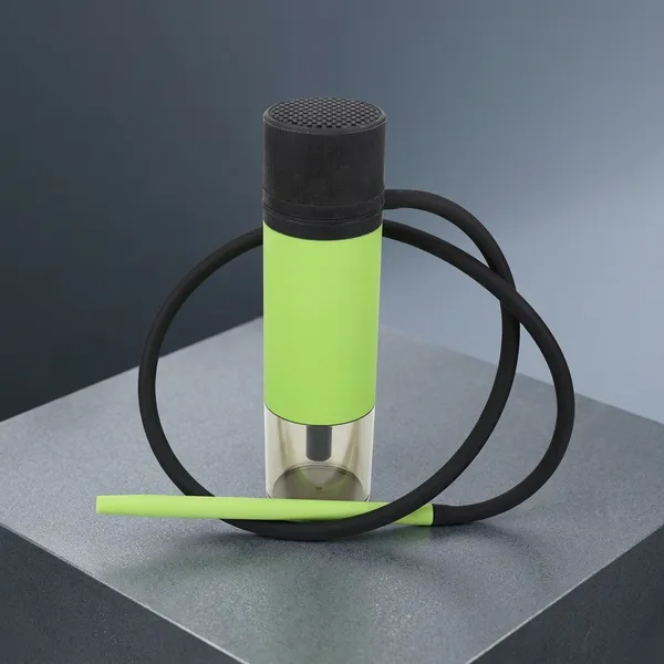 Neon_Green_Glass,_Abs_Plastic,_Stainless_Steel,_Silicone_Portable_Car_Hookah_For_Adults,_Portable_Hookah_Use