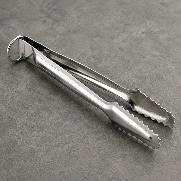 Silver_Stainless_Steel_Stainless_Steel_Tongs_For_Kitchen,_Barbecue,_Coal_Handling