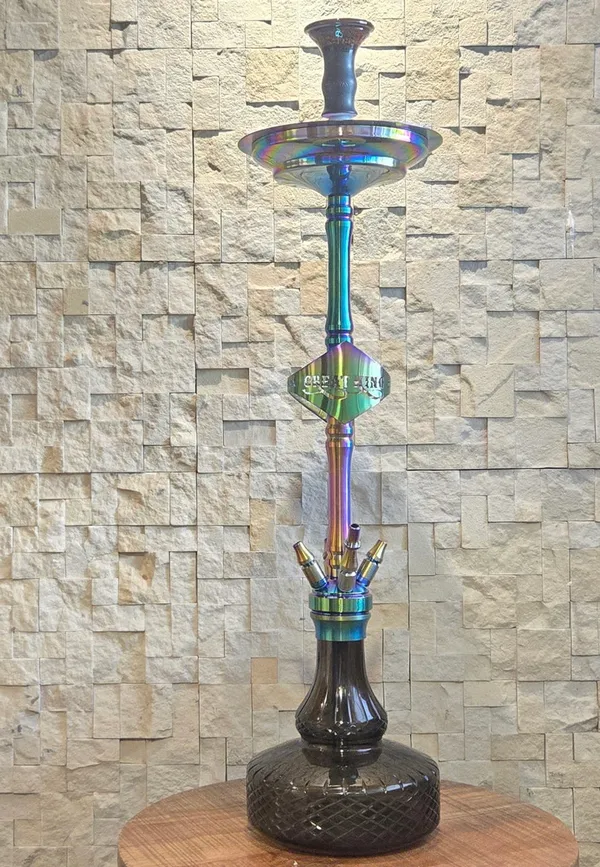 Multicolor_Glass,_Stainless_Steel,_Aluminum_Alloy_Hookah_For_Adults,_Hookah_Use,_Home_Lounge