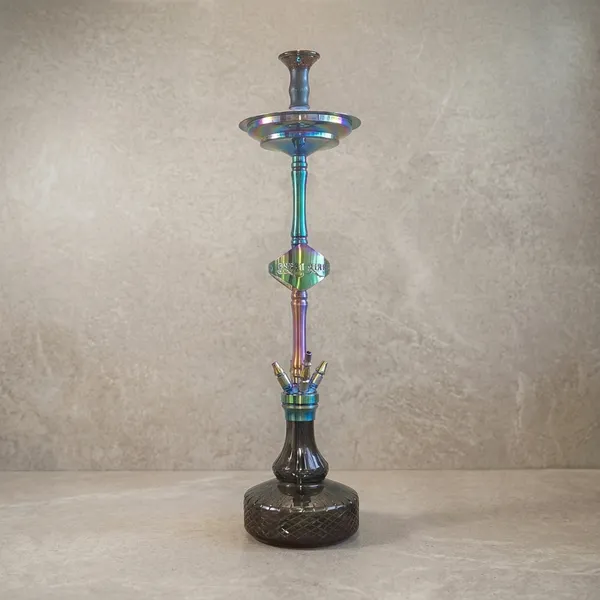Multicolor_Glass,_Stainless_Steel,_Aluminum_Alloy_Hookah_For_Adults,_Hookah_Use,_Home_Lounge