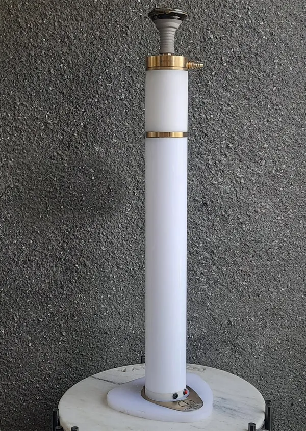 White_Glass,_Stainless_Steel,_Acrylic_Tower_Hookah_For_Adults,_Hookah_Use,_Home_Lounge
