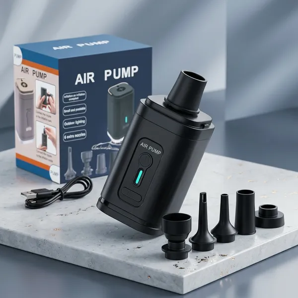 Black_Abs_Plastic,_Electronic_Components_Rechargeable_Air_Pump_For_Inflatable_Products,_Travel,_Home_Use