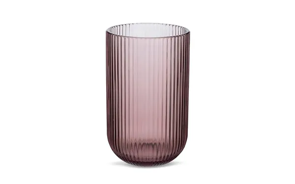 Decorative_Glass_Juice_Tumbler_Ribbed_Design_Brown_410ml