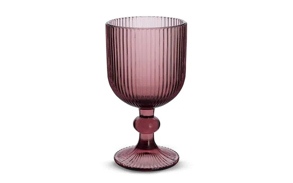 Vintage_Ribbed_Wine_Glass_Brown_240ml_Capacity