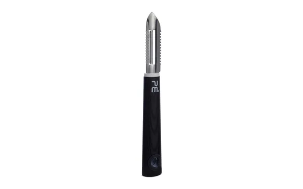 Pe_Premium_Stainless_Steel_Peeler_With_Serrated_Edge_Black_Handle