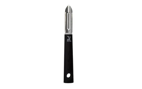 Pe_Premium_Stainless_Steel_Peeler_With_Serrated_Edge_Black_Handle