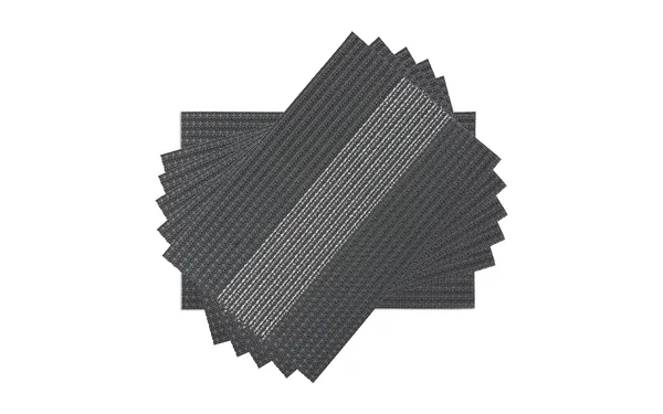 Woven_Table_Placemats_Set_Black_With_Striped_Pattern_Heat_Resistant_Dining_Mats_Set_Of_6