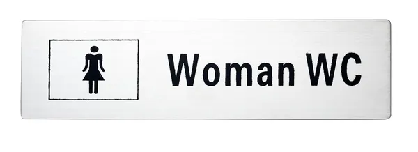 Women_S_Restroom_Sign_Board_White_Background_Black_Text