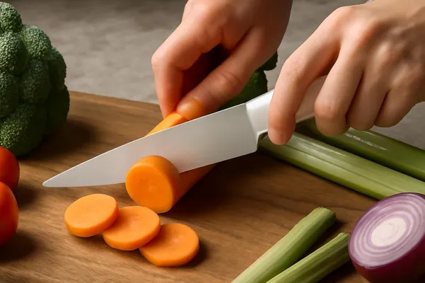 Professional_Kitchen_Chef_Knife_With_White_Handle_12in