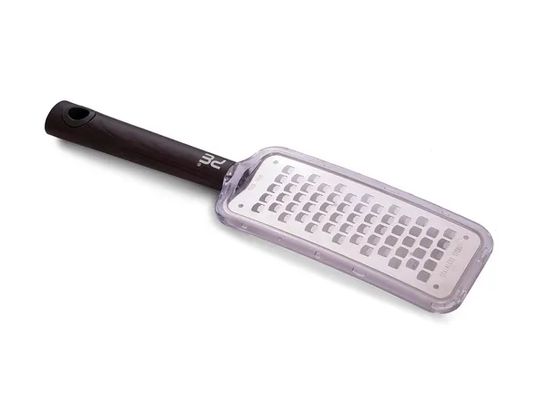 Professional_Box_Grater_With_Wide_Grating_Surface_Stainless_Steel_Blade_Black_Handle