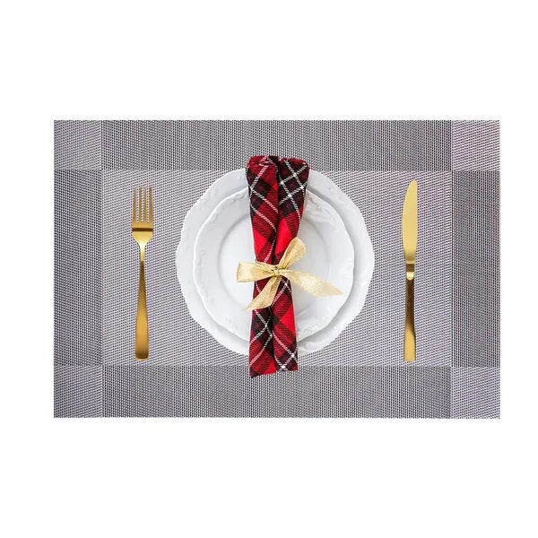 Table_Place_Mat_Set_Dark_Silver_Elegant_Woven_Design_Pack_Of_6