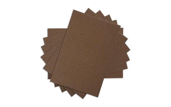 Bamboo_Table_Placemats_Pack_Of_6_Brown_Woven_Design