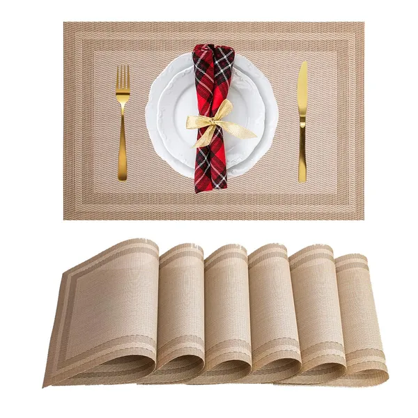 Premium_Placemats_Set_Rich_Gold_42_X_28_Cm_Textured_Table_Mats