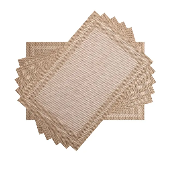 Premium_Placemats_Set_Rich_Gold_42_X_28_Cm_Textured_Table_Mats