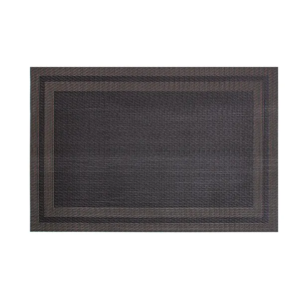 Placemats_Set_Of_6_Black_With_Gold_Border_42_X_28_Cm_Dining_Table_Mats