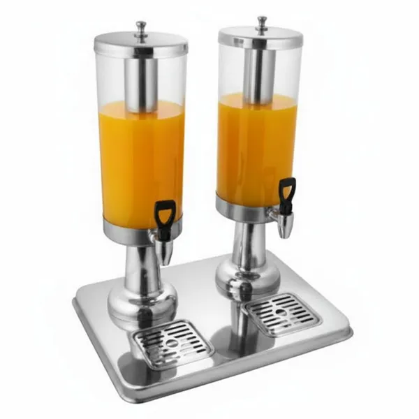 Commercial_Dual_Beverage_Dispenser_6l_Capacity_Stainless_Steel_Base_With_Clear_Container_Professional_Juice_And_Drink_Server_With_Drip_Tray