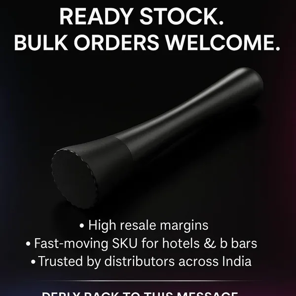 Professional_Black_Cocktail_Muddler_Sturdy_And_Durable_Bar_Tool_For_Hotels_And_Bars_Fast_Moving_Sku