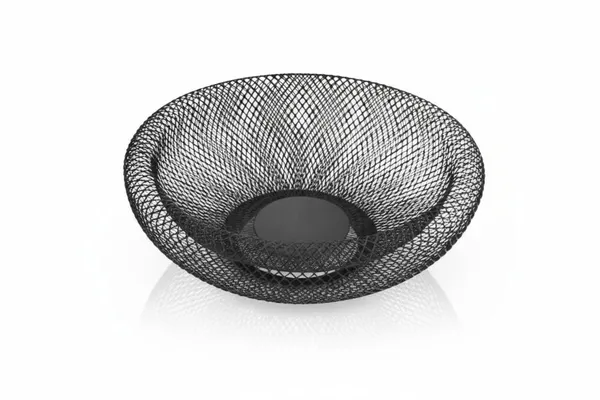 Modern_Mesh_Decorative_Fruit_Bowl_Black_Metal_Wire_Design_30cm_Round_Basket_For_Kitchen_Counter_Living_Room_Storage